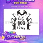 Free Fab Boo Lous Free Spooky Bat Trees Free SVG - Instant Download