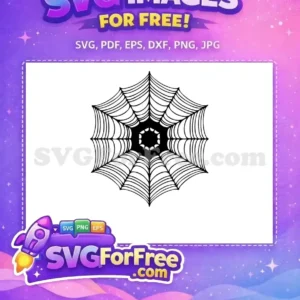 Free Black Spiderweb Free Halloween Decoration Spooky Free SVG 1