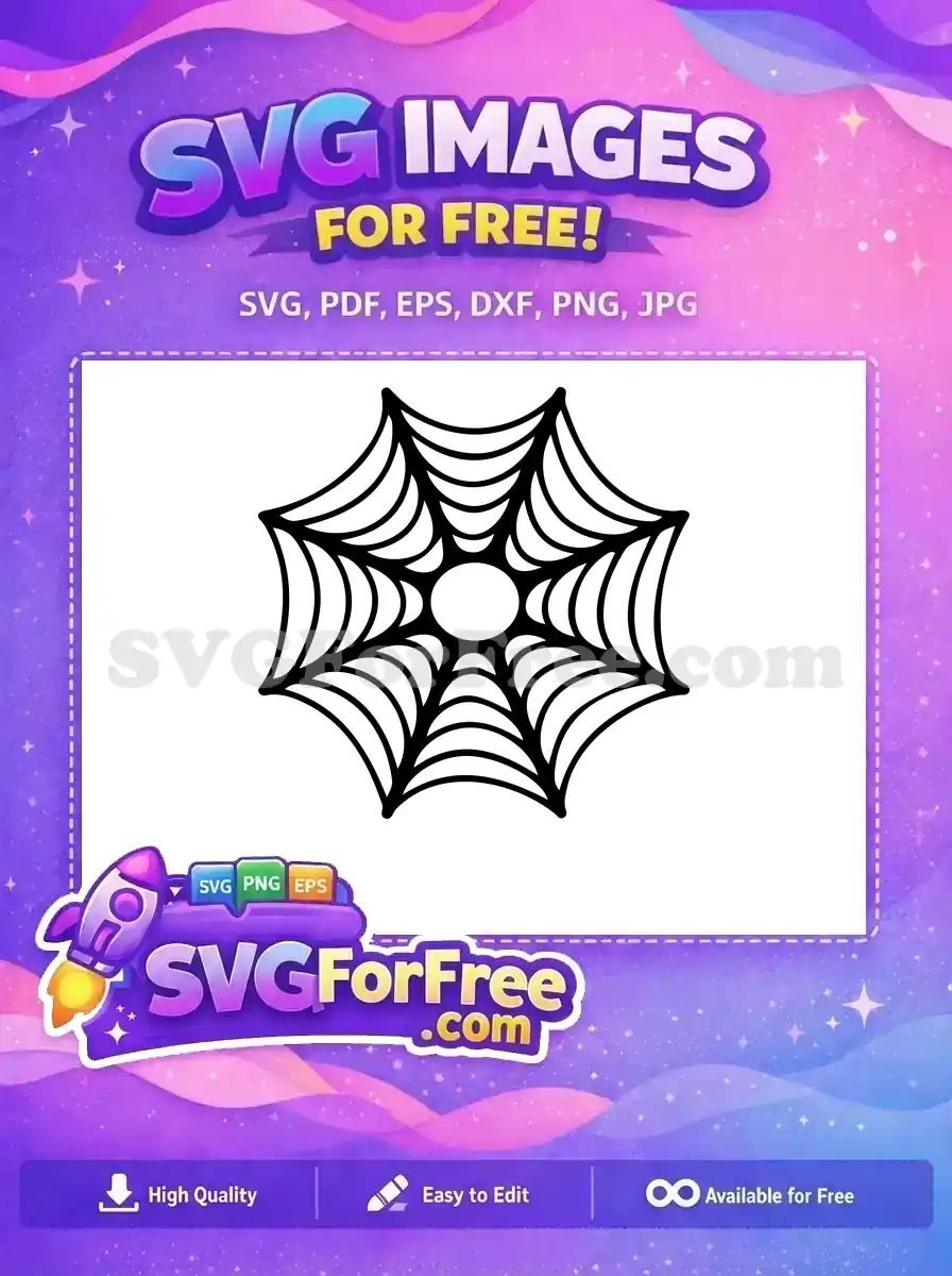 Free Halloween Spider Web Free Silhouette Scary Spiderweb Free SVG