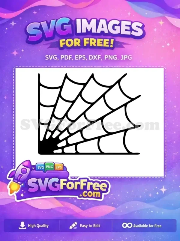 Free Corner Web Free Halloween Spooky Decor Free SVG Free Corner Web Free Halloween Spooky Decor Free SVG