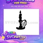 Free Dripping Wax Free Spiderweb Black Halloween Free SVG - Instant Download