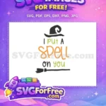 Free Witch Hat Free Spell Quote Halloween Free SVG - Instant Download