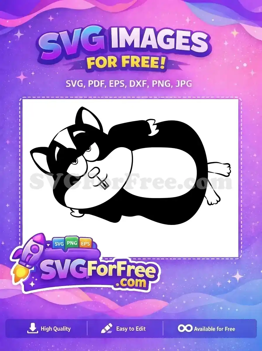 Free Grumpy Hamster Free Black and White Hamster Free SVG