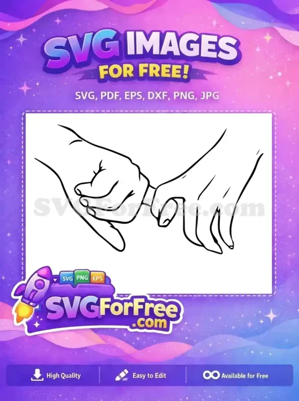 Free Pinky Promise Free Hand Holding Expression Movie Free SVG