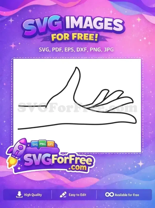 Free Hand Holding Flower Free Line Art Design Free SVG 2 Free Hand Holding Flower Free Line Art Design Free SVG 2