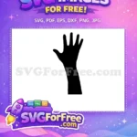 Free Number One Free Hand Silhouette Movie Free SVG 1 - Instant Download