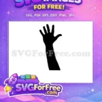 Free Number One Free Hand Silhouette Movie Free SVG 2 - Instant Download