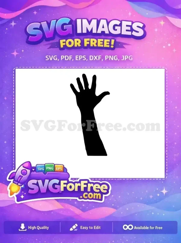 Free Number One Free Hand Silhouette Movie Free SVG 2
