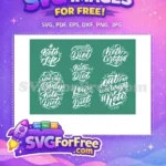 Free Handwritten Keto Quotes Free Low Carb Diet Lettering Free SVG - Instant Download