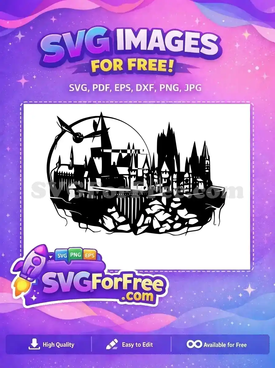 Free Wizard Scar Free Glasses Harry Potter Free SVG