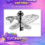 Free Winged Key Free Harry Potter Movie Free SVG - Instant Download
