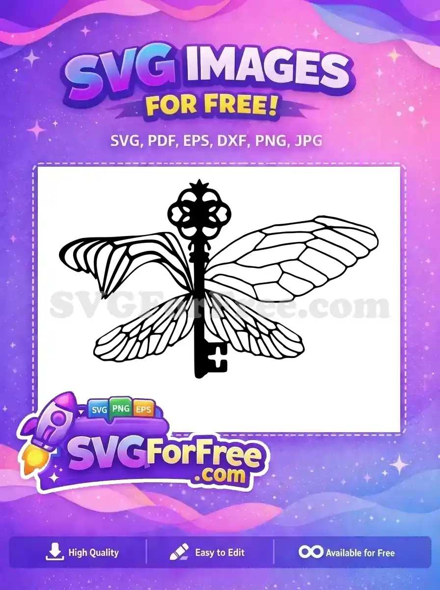 Free Winged Key Free Harry Potter Movie Free SVG