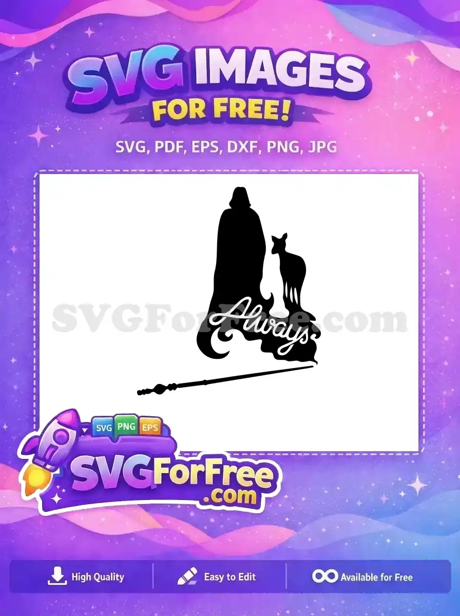 Free Snape Always Free Doe Patronus Harry Potter Free SVG