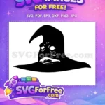 Free Evil Grim Black Free Hooded Figure Harry Potter Free SVG - Instant Download