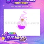 Free Purple Potion Free Cork Stopper Harry Potter Free SVG 1 - Instant Download