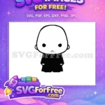 Free Cute Voldemort Black Robe Free Dark Lord Harry Potter Free SVG - Instant Download