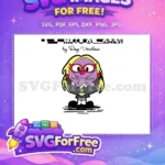 Free Purple Face Free Blonde Hair Miss O Free SVG - Instant Download