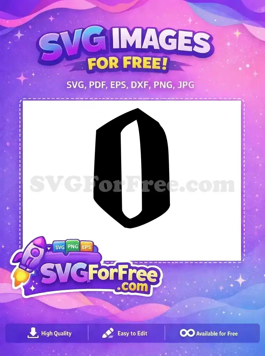 Free Letter D Black Free Initial Harry Potter Free SVG 1