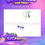 Free Colorful Quidditch Players Free Flying Broomstick Harry Potter Free SVG - Instant Download