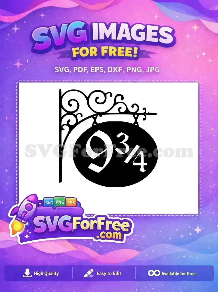 Free Harry Potter Glasses Free Scar Detail Movie Free SVG 3