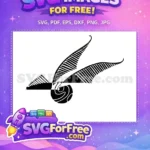 Free Golden Snitch Wings Free Harry Potter Movie Free SVG 4 - Instant Download