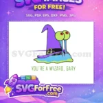 Free Purple Wizard Hat Free Googly Eyes Harry Potter Free SVG - Instant Download