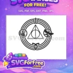 Free Deathly Hallows Free Fire Raven Icons Harry Potter Free SVG - Instant Download
