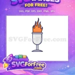 Free Goblet of Fire Free Tournament Harry Potter Free SVG - Instant Download