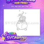 Free Bubbling Potion Free Cauldron Boiling Harry Potter Free SVG - Instant Download