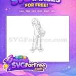 Free Hermione Granger Holding Books Free Hogwarts Student Harry Potter Free SVG - Instant Download