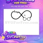 Free Always Infinity Free Glasses Harry Potter Free SVG 1 - Instant Download
