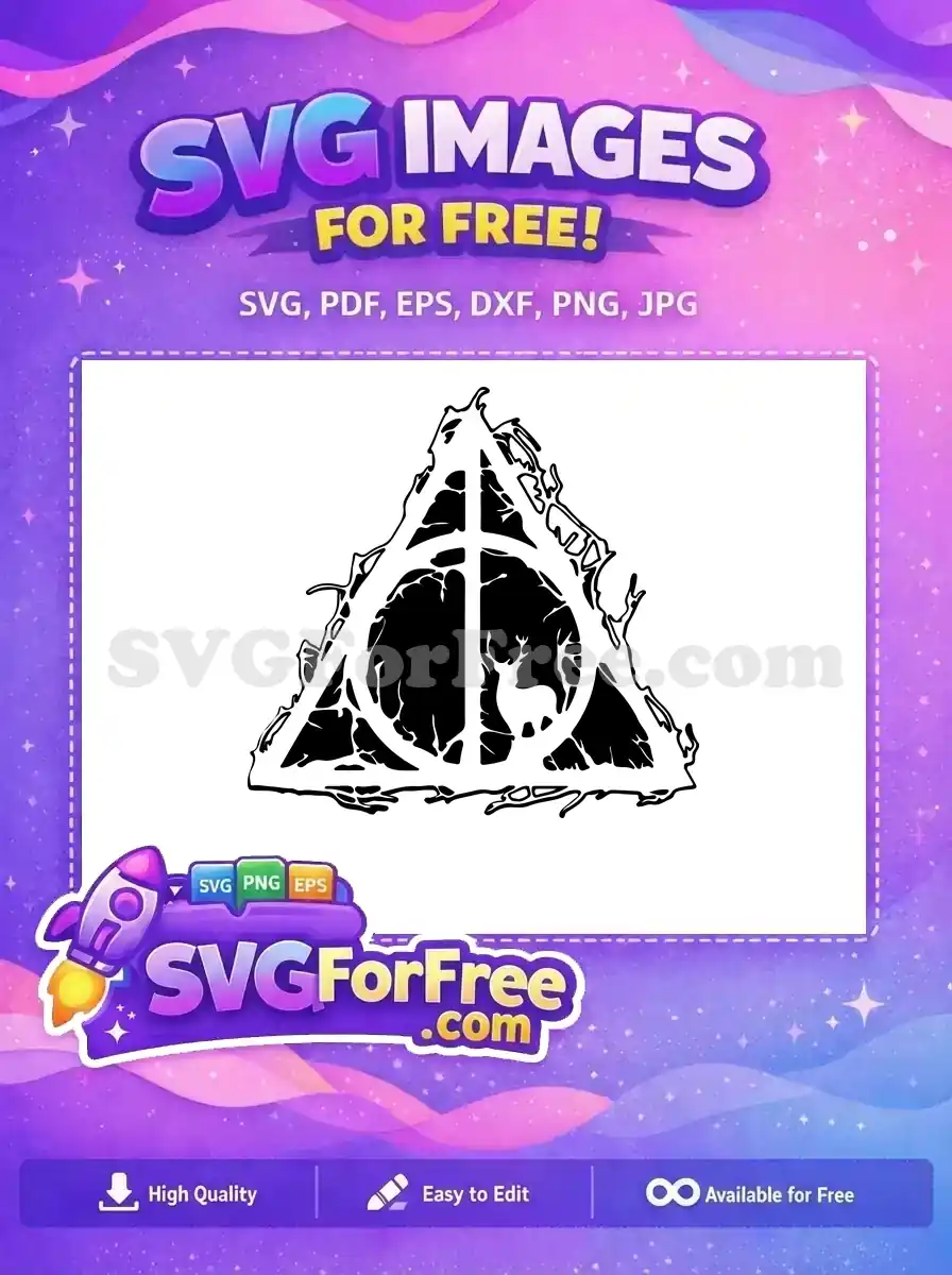 Free Deathly Hallows Free Patronus Charm Harry Potter Free SVG