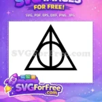 Free Wand Free Stone Cloak Harry Potter Free SVG - Instant Download