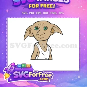 Free Annoyed Green Eyes Free Dobby Harry Potter Free SVG
