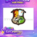 Free Hogwarts Crest Free Four Houses Harry Potter Free SVG 2 - Instant Download