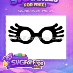 Free Luna Spectrespecs Free Eyewear Harry Potter Movie Free SVG - Instant Download