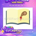 Free Tomes Dripping Free Ink Harry Potter Free SVG - Instant Download