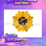 Free Yellow Sunflower Vol 6 Free Floral Free SVG - Instant Download