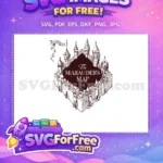 Free Hogwarts Castle Free Marauders Map Harry Potter Free SVG 2 - Instant Download