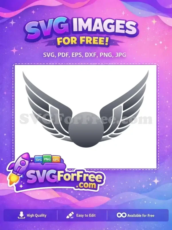 Free Snitch Wings Free Quidditch Ball Harry Potter Free SVG
