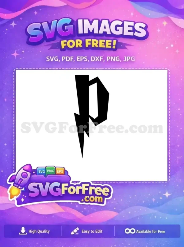 Free Lightning Scar Free Harry Potter Emblem Movie Free SVG