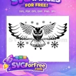 Free Snowy Owl Free Hedwig Harry Potter Free SVG - Instant Download