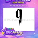 Free Scar Simple Free Lightning Harry Potter Free SVG - Instant Download