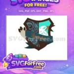 Free Ravenclaw Crest Blue Bronze Free Eagle Mascot Banner Harry Potter Free SVG - Instant Download