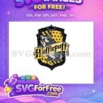 Free Badger Crest Free Hufflepuff House Harry Potter Free SVG 10 - Instant Download