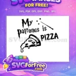 Free Wizard Wand Free Pizza Slice My Patronus Harry Potter Free SVG 1 - Instant Download