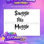 Free Snuggle Detail Free Muggle Detail Harry Potter Free SVG - Instant Download