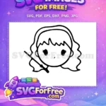 Free Anime Eyes Free Wand Waving Harry Potter Free SVG - Instant Download