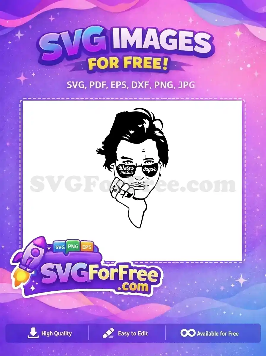 Free Watermelon Sugar Free Harry Styles Song Free SVG