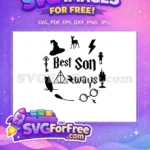 Free Best Son Always Free Harry Potter Elements Free SVG - Instant Download